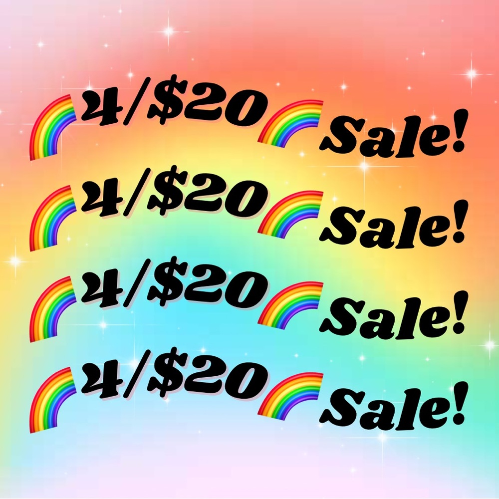 🌈4/$20🌈 SALE!!✨✨✨